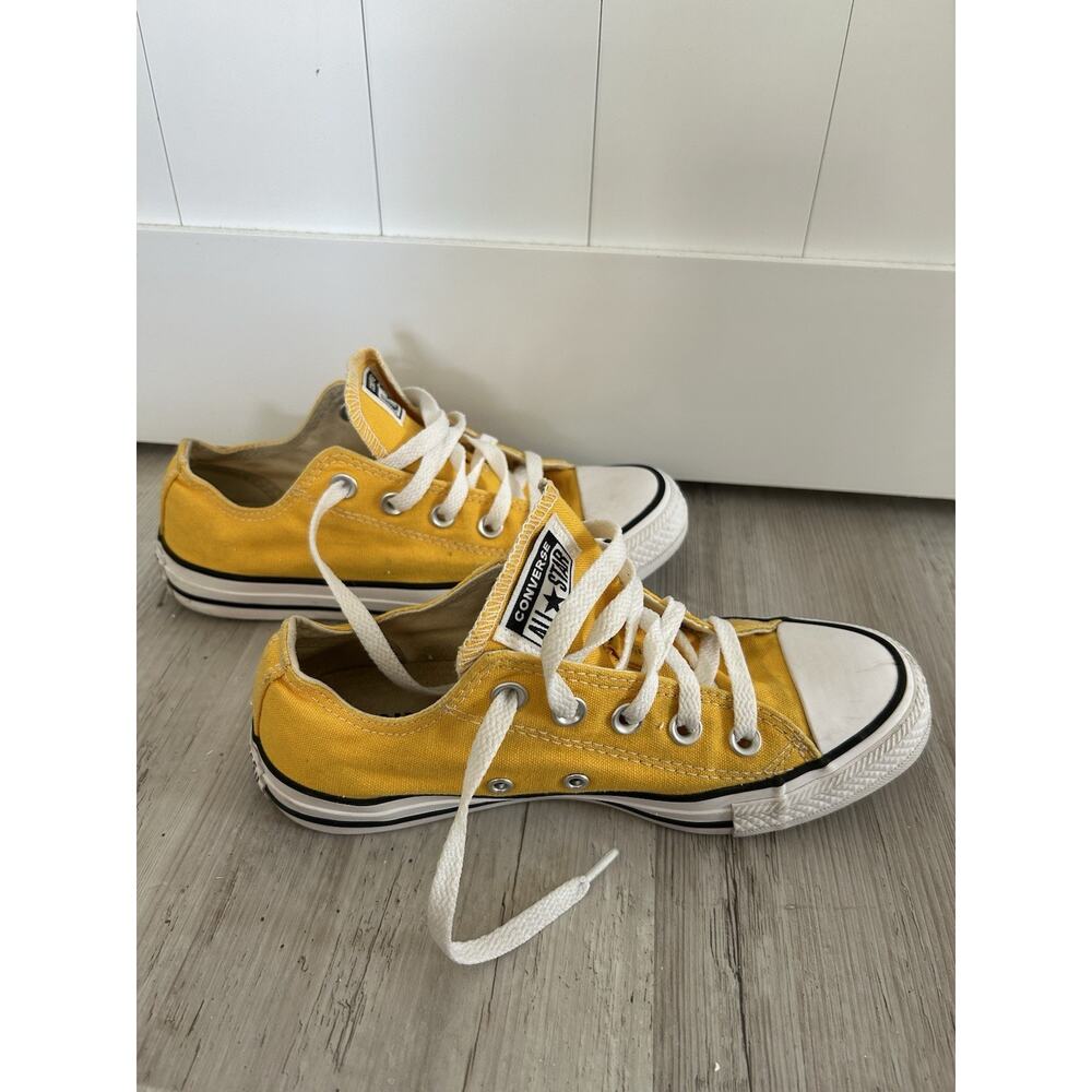 Converse Chuck Taylor All Star Low Sneakers Unisex M4/W6 Lemon Chrome 130129F - Picture 11 of 11